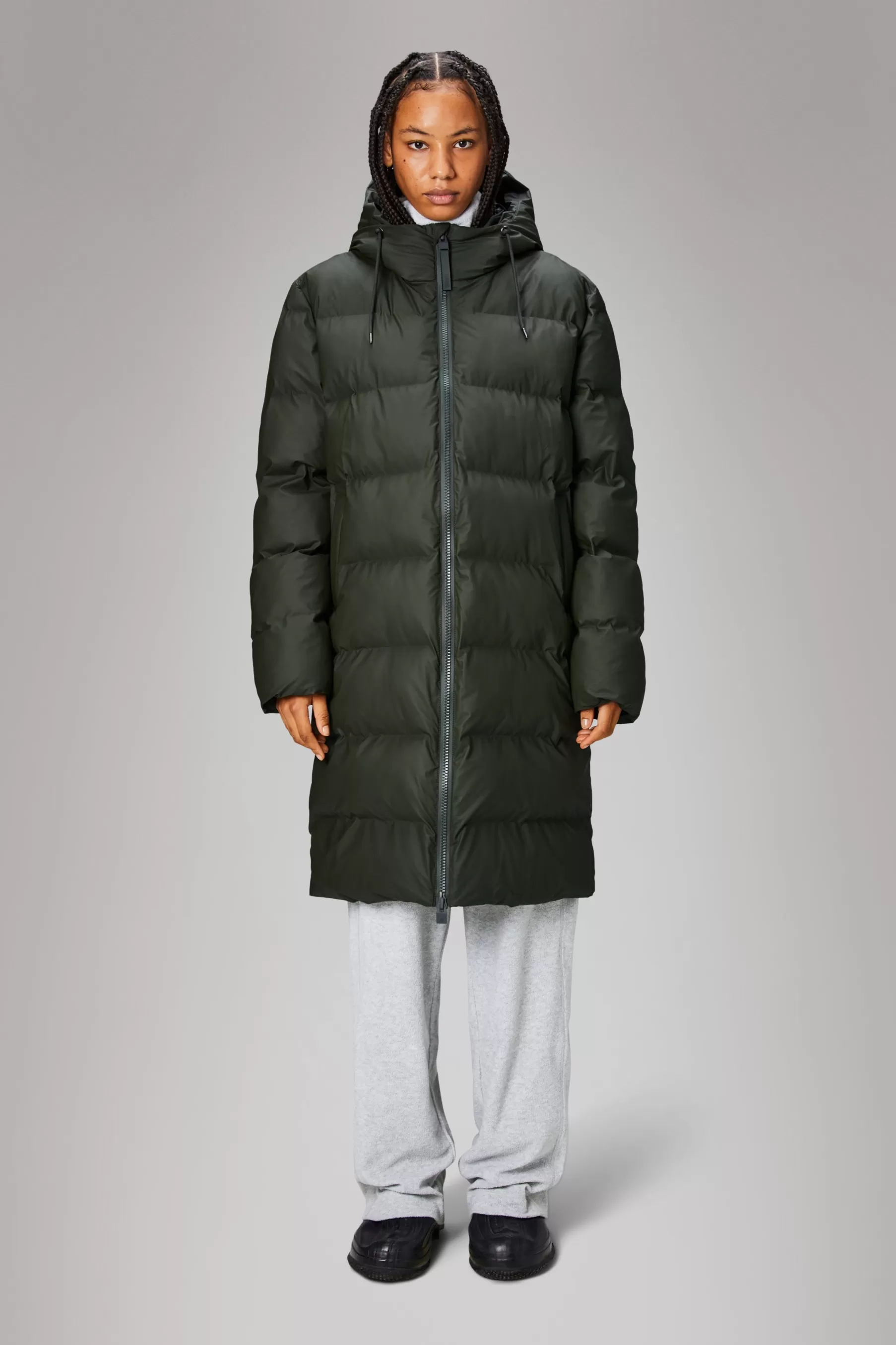 Dame Rains Puffers | Vinterjakker<Alta Longer Puffer Jacket